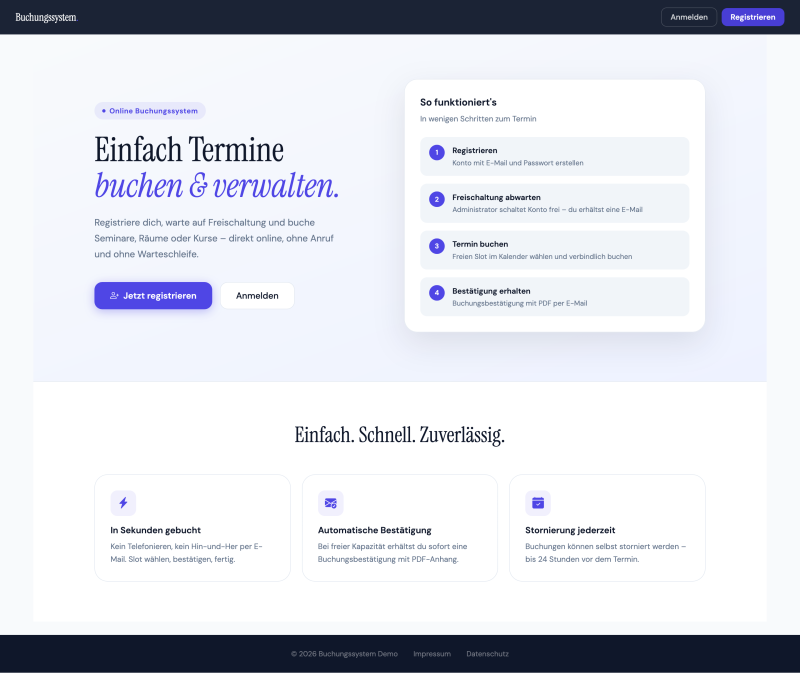 Bookings. Capacity. Fully automated.